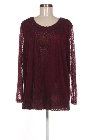 Dámská halenka Mona, Velikost 3XL, Barva Červená, Cena  199,00 Kč