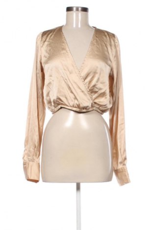 Bluză de femei NA-KD, Mărime S, Culoare Bej, Preț 89,99 Lei