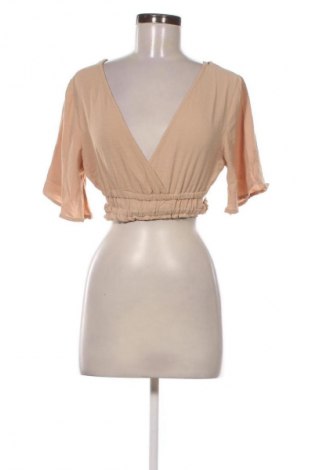 Γυναικεία μπλούζα SHEIN, Μέγεθος S, Χρώμα  Μπέζ, Τιμή 10,00 €