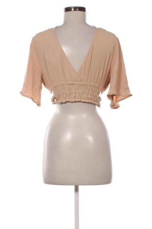 Γυναικεία μπλούζα SHEIN, Μέγεθος S, Χρώμα  Μπέζ, Τιμή 10,00 €