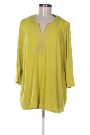 Γυναικεία μπλούζα Selection By Ulla Popken, Μέγεθος XL, Χρώμα Πράσινο, Τιμή 11,99 €