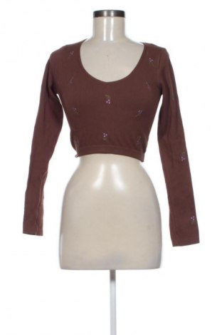 Дамска блуза Stradivarius, Размер M, Цвят Кафяв, Цена 7,66 €