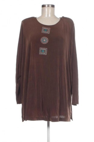 Дамска блуза Unbranded, Размер XXL, Цвят Кафяв, Цена 5,62 €