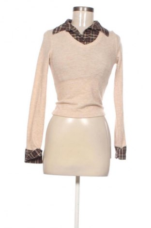 Дамска блуза Unbranded, Размер S, Цвят Бежов, Цена 10,22 €