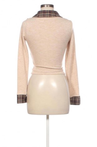 Дамска блуза Unbranded, Размер S, Цвят Бежов, Цена 10,22 €