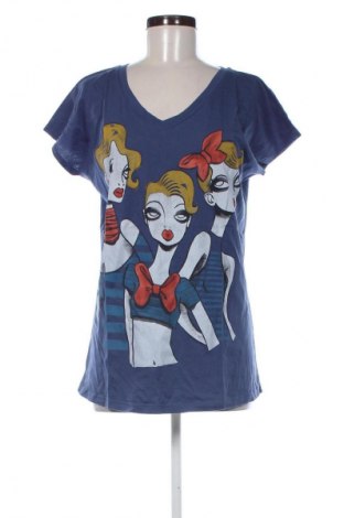 Γυναικεία μπλούζα United Colors Of Benetton, Μέγεθος M, Χρώμα Μπλέ, Τιμή 12,99 €