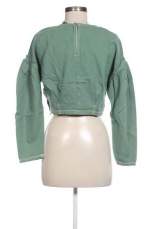 Damen Shirt Zara, Größe S, Farbe Grün, Preis 7,99 €