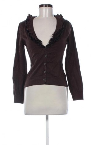 Γυναικεία ζακέτα Oui, Μέγεθος M, Χρώμα Καφέ, Τιμή 15,99 €