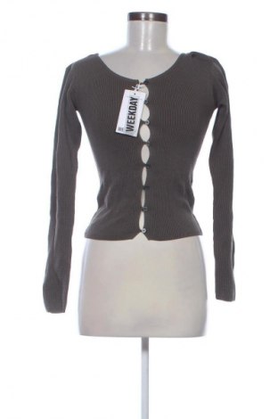 Női kardigán Weekday, Méret M, Szín Barna, Ár 12 159 Ft