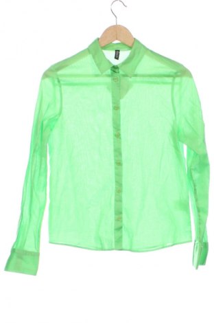 Дамска риза H&M Divided, Размер XS, Цвят Зелен, Цена 13,29 €