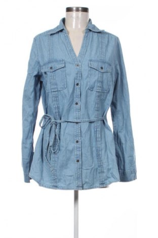 Damenbluse John Baner, Größe M, Farbe Blau, Preis 5,99 €