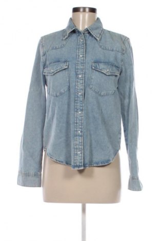 Γυναικείο πουκάμισο Mango, Μέγεθος S, Χρώμα Μπλέ, Τιμή 14,99 €