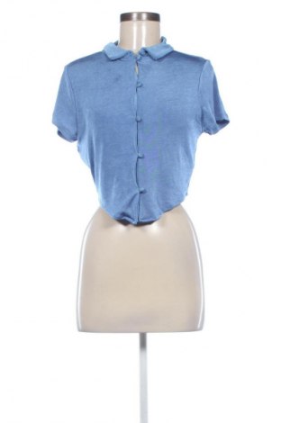 Cămașă de femei Pull&Bear, Mărime M, Culoare Albastru, Preț 21,99 Lei
