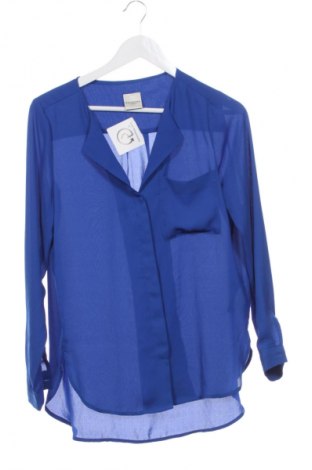 Γυναικείο πουκάμισο Selected Femme, Μέγεθος XS, Χρώμα Μπλέ, Τιμή 25,99 €