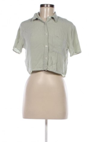 Cămașă de femei Stradivarius, Mărime S, Culoare Verde, Preț 32,99 Lei