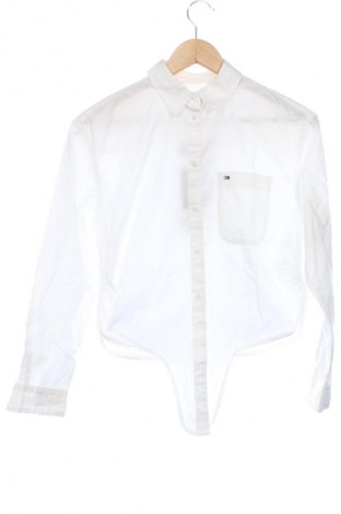 Γυναικείο πουκάμισο Tommy Jeans, Μέγεθος XS, Χρώμα Λευκό, Τιμή 91,99 €