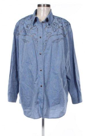 Дамска риза Unbranded, Размер XXL, Цвят Син, Цена 12,85 €