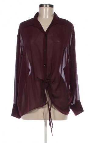 Γυναικείο πουκάμισο Zara, Μέγεθος L, Χρώμα Κόκκινο, Τιμή 14,99 €