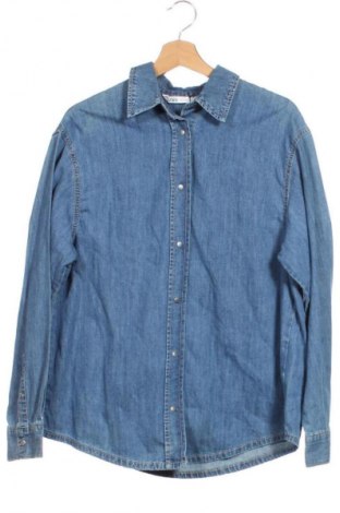 Γυναικείο πουκάμισο Zara, Μέγεθος XS, Χρώμα Μπλέ, Τιμή 19,80 €