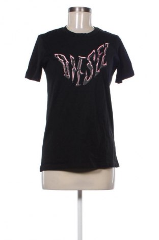 Γυναικείο t-shirt Diesel, Μέγεθος S, Χρώμα Μαύρο, Τιμή 26,99 €