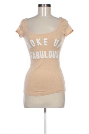 Damen T-Shirt H&M, Größe XS, Farbe Beige, Preis 8,99 €, #135359602