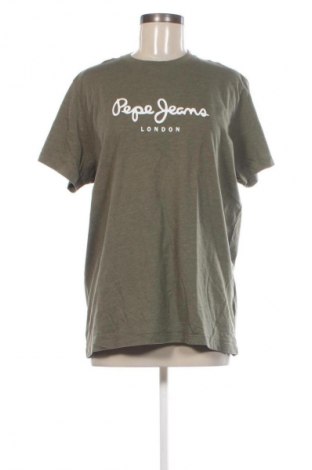 Γυναικείο t-shirt Pepe Jeans, Μέγεθος L, Χρώμα Πράσινο, Τιμή 12,99 €