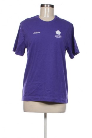 Dámské tričko S.Oliver, Velikost S, Barva Fialová, Cena  229,00 Kč