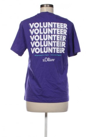 Dámské tričko S.Oliver, Velikost S, Barva Fialová, Cena  229,00 Kč