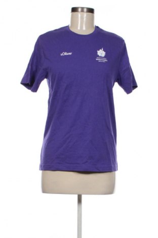 Dámské tričko S.Oliver, Velikost S, Barva Fialová, Cena  249,00 Kč