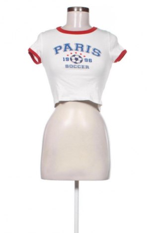 Damski T-shirt Stradivarius, Rozmiar M, Kolor Biały, Cena 37,99 zł