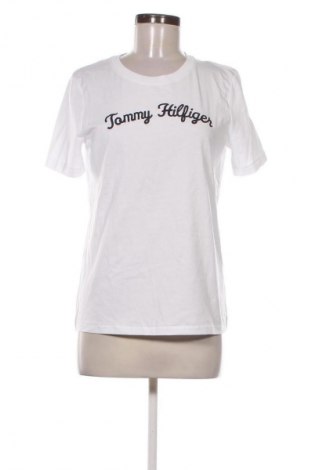 Damski T-shirt Tommy Hilfiger, Rozmiar S, Kolor Biały, Cena 226,99 zł