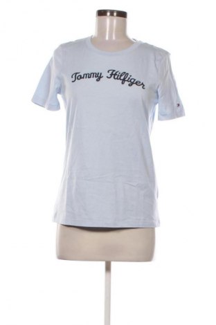 Damski T-shirt Tommy Hilfiger, Rozmiar S, Kolor Niebieski, Cena 212,99 zł, #135372251