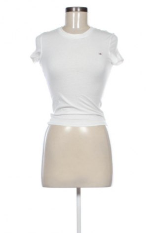 Damski T-shirt Tommy Jeans, Rozmiar XXS, Kolor Biały, Cena 129,99 zł