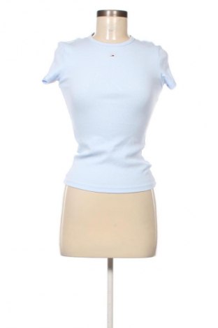 Tricou de femei Tommy Jeans, Mărime XS, Culoare Albastru, Preț 186,99 Lei