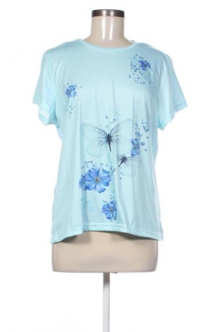 Дамска тениска Unbranded, Размер L, Цвят Син, Цена 4,60 €