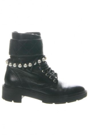 Дамски боти Zara, Размер 37, Цвят Черен, Цена 48,57 €