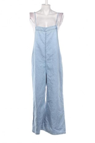 Salopetă lungă de damă Bershka, Mărime M, Culoare Albastru, Preț 180,99 Lei