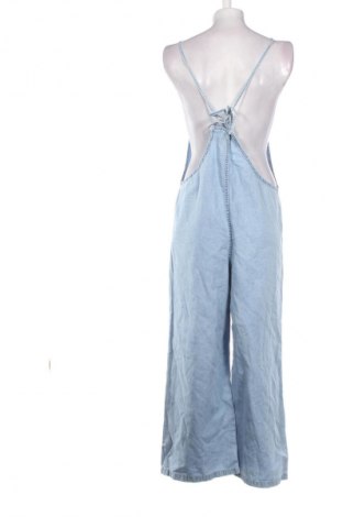 Salopetă lungă de damă Bershka, Mărime M, Culoare Albastru, Preț 180,99 Lei