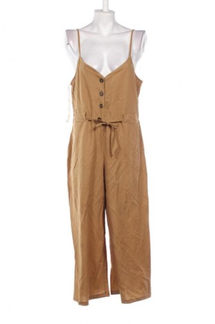 Salopetă lungă de damă Pull&Bear, Mărime XL, Culoare Bej, Preț 79,99 Lei