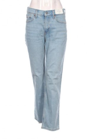 Blugi de femei Abercrombie & Fitch, Mărime M, Culoare Albastru, Preț 162,99 Lei