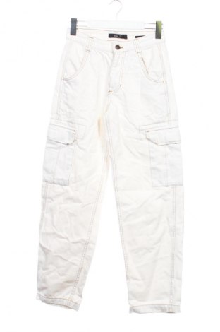 Dámské džíny  Bershka, Velikost XS, Barva Krémová, Cena  189,00 Kč