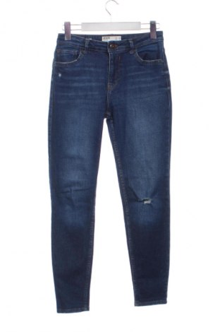 Blugi de femei Bershka, Mărime S, Culoare Albastru, Preț 39,05 Lei