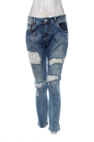 Blugi de femei Mexton, Mărime L, Culoare Albastru, Preț 100,82 Lei