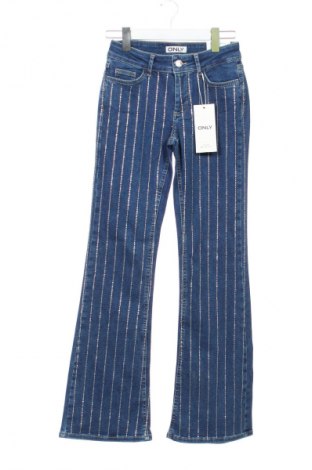 Dámske džínsy  ONLY, Veľkosť XS, Farba Modrá, Cena  27,95 €