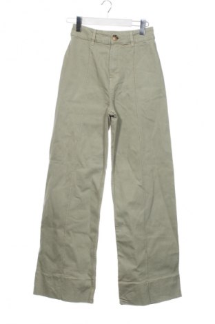 Дамски дънки Stradivarius, Размер XS, Цвят Зелен, Цена 12,78 €