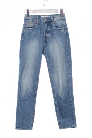 Damskie jeansy Stradivarius, Rozmiar XXS, Kolor Niebieski, Cena 80,99 zł