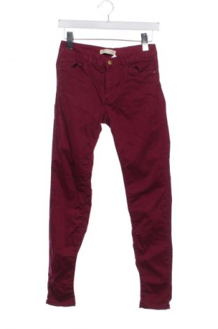 Blugi de femei Zara, Mărime S, Culoare Roșu, Preț 34,99 Lei