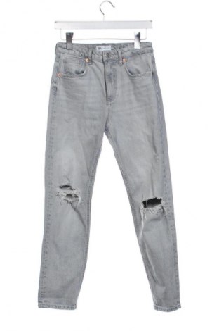 Blugi de femei Zara, Mărime S, Culoare Gri, Preț 34,99 Lei