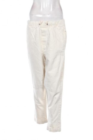 Blugi de femei Zara, Mărime S, Culoare Ecru, Preț 40,79 Lei