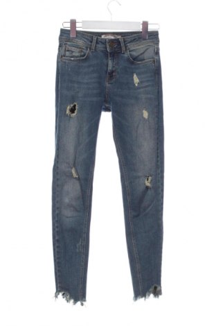 Dámské džíny  Zara, Velikost XS, Barva Modrá, Cena  259,00 Kč